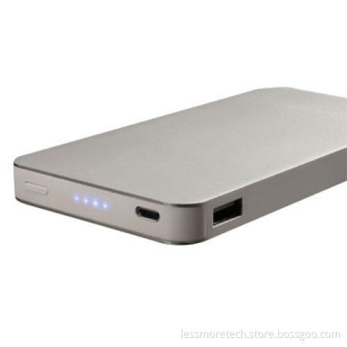 Metal power bank, lithium polymer battery, metal case, 4,000mAh